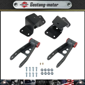 PARA CHEVY GMC C1500 1988-1998 4" PIEZAS DE DESCENSO GRILLETES Y PERCHAS - Imagen 1 de 8