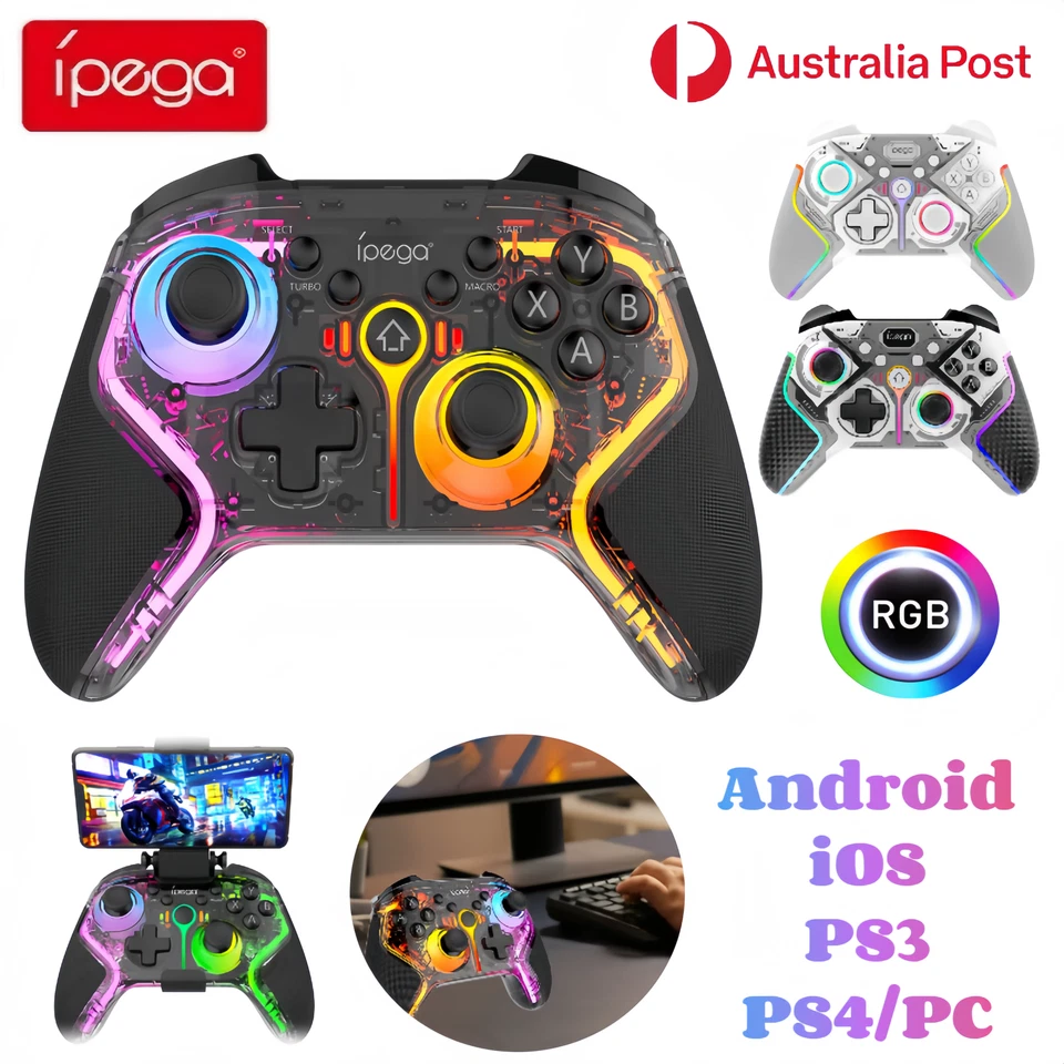 IPEGA Wireless Game Controller Gamepad Turbo Adjustable Trigger PC Android iOS - Image 1 of 4