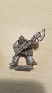 Rare Vintage Warhammer 40k Marine Classic 1987 all metal. Very rare. Collectible - Picture 1 of 3