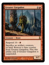 MTG GREATER GARGADON CREATURE FROM TIME SPIRAL