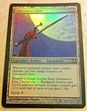 Foil Umezawa's Jitte - Betrayers of Kamigawa  - Magic: The Gathering