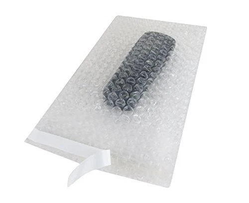 50 4" x 7.5" Clear Self Sealing Bubble Out Pouch Cushioning Shipping Bags - Image 1 of 1