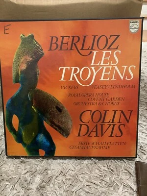 BERLIOZ: Les Troyens-COLIN DAVIS-Royal Opera House Vickers-PHILIPS-5 LP Box Set - Image 1 of 4