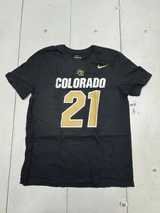Nike Black Colorado Buffaloes Shilo Sanders Graphic Short Sleeve Mens Size L - Bild 1 von 6