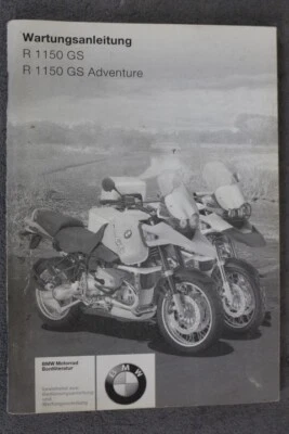 BMW R 1150 GS - R 1150 GS Adventure  Wartungsanleitung - Okt. 2002 Mit Einträge - Bild 1 von 4