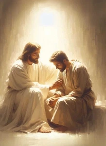 FOTO DE JESUCRISTO 8X10 ARTE CRISTIANO - SANANDO PERSONAS - Imagen 1 de 1