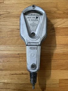 Rockwell Parking Meter D-4029-A 5 Hours Nickels Quarters No Key - Picture 1 of 4