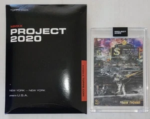 FRANK THOMAS CHICAGO WHITE SOX TOPPS PROJECT 2020 BY ANDREW THIELE #331 - Picture 1 of 3