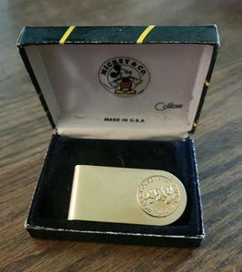Vintage Mickey Mouse Geldklammer mit Original Etui - Bild 1 von 4