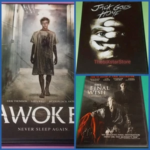 The Final Wish DVD Horror Movie Lot Awoken Jack Goes Home Indie Very Good Discs - Foto 1 di 4