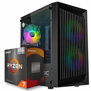 Ordinateur gamer BSG VENOM Ryzen 7 5700G 16 Go DDR4 512 Go SSD Vega 7 Win11 - Photo 1/12