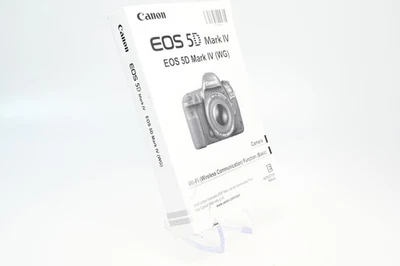 Canon EOS 5D Mark IV Camera Instruction Manual #G862 - Image 1 of 4