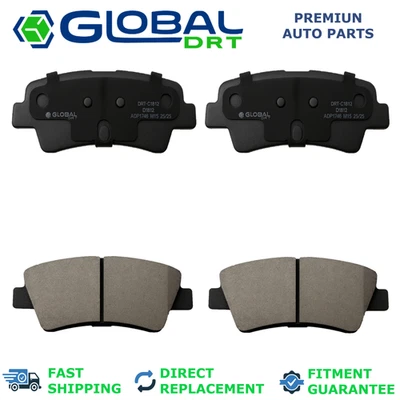 4x Rear CERAMIC Brake Pad D1812 Fit Hyundai Ioniq 2017-2022 1.6L Hybrid Battery Foto 1 de 4