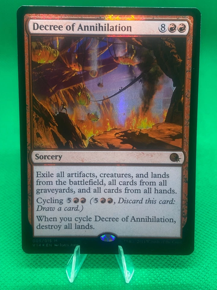 1x Foil Decree of Annihilation - From the Vault Annihilation MTG - Image 1 of 1