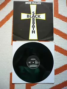 Black Sabbath Mob Rules 12" Vinyl UK 1981 Vertigo 1st Press Single Ronnie Dio - Picture 1 of 8