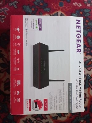 MODEM ROUTER WIFI NETGEAR AC750 NERO - Immagine 1 di 4
