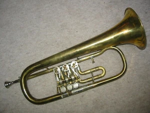 Bonita válvula giratoria cuerno de ala en Bb "Klingson Karl Hammerschmidt Burgau"  - Imagen 1 de 11