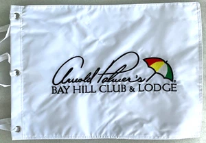 AUTHENTISCHE ARNOLD PALMER BAY HILL CLUB & LODGE BESTICKTE GOLF-FLAGGE C27 - Bild 1 von 2