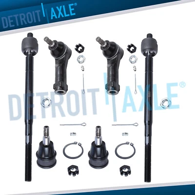 Kit de extremo de varilla de amarre exterior interior rótula inferior delantera para Honda Odyssey 1999-2001 Foto 1 de 4