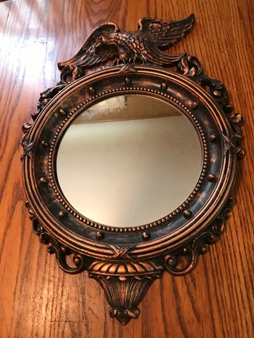 VINTAGE EAGLE WALL MIRROR 1959 DART COPPERCRAFT GUILD MADE USA PLASTIC 21" Cover
