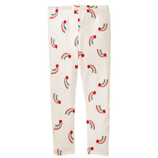 Leggings Crazy 8 meninas arco-íris floral leopardo tamanho 2T 3T 4T 5T nova com etiquetas - Imagem 1 de 1