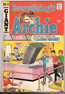 COMIC BOOK EVERYTHING'S ARCHIE 'GIANT SERIES' Edición #11 (1970) 3,0 G/VG - Imagen 1 de 2