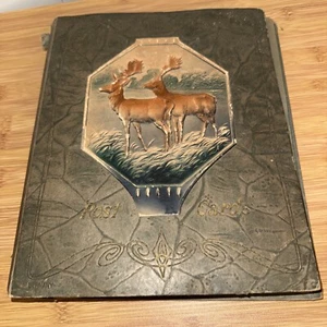 Álbum de recortes vintage con postales antiguas y tarjetas de felicitación ¡Lindas tarjetas! - Imagen 1 de 17