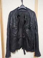 Used Julius Rider Jacket Leather Jacket Outer Mens Size S Black Color Rare