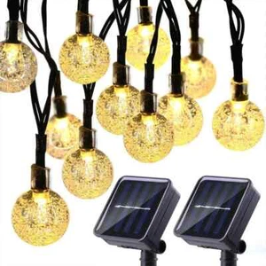 200LED Solar Lichterkette Kugel Beleuchtung Garten Party Innen Außen Wasserdicht - Bild 1 von 23