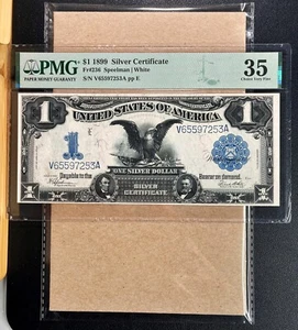 Fr. 236 1899 $1 Silver Certificate "BLACK EAGLE" PMG 35 - VF - Picture 1 of 2