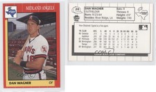 1990 Grand Slam Midland Angels Dan Wagner #20