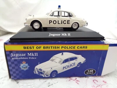 Best Of British Police Cars Jaguar MKII Bedfordshire Police 1:43 Best of British - Image 1 of 2