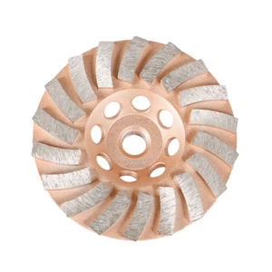 4-1/2 in Concrete Grinding Cup Wheels 18 Diamond Abrasive Segments 5/8"-11 Arbor - Picture 1 of 7