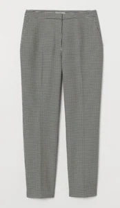 H&M BLK & WHT Checked Slacks - (Sz US 8) ***FREE SHIPPING**** - Picture 1 of 2