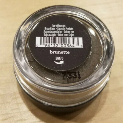 Bare Minerals Eye Brow Eyebrow Loose Powder - BRUNETTE - 0.01 oz still sealed! - Image 1 of 3