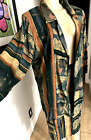 VTG PLUS SIZE SKIRT AND OPEN FRONT BLAZER ABSTRACT PRINT 11b