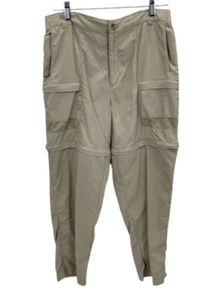 Columbia Hose Damen Medium hellbraun Zip Off wandelbar Outdoor Wandern schnelltrocknend - Bild 1 von 7