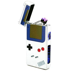 Genial encendedor de plasma de doble arco eléctrico recargable a prueba de viento para consola de juegos retro - Imagen 1 de 10