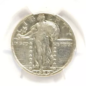 1929 (P) Standing Liberty Quarter PCGS Genuine Scratch- VF Details - Picture 1 of 4