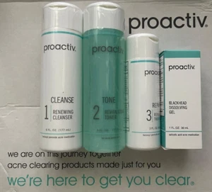 Proactiv 90 Day 4 Piece Kit 3-Step System 08/2026 Expiry Free same day Shipping - Picture 1 of 3