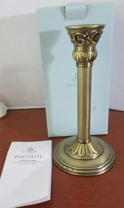 Partylite ~ P8789 ~ Classic Creations 10,5" Satin Gold Kegel Kerzenhalter ~ Neu im Karton - Bild 1 von 3