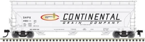 Atlas # 20005511 ACF 4650 CF Cov Hopper Pre-1971 Continental Grain 46630 HO MIB - Picture 1 of 1