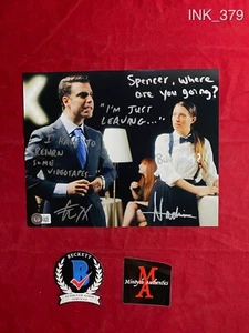 FOTO 8x10 firmada por Spencer Charnas & Nadia Teichmann Ice Nine Kills! BECKETT!  - Imagen 1 de 7