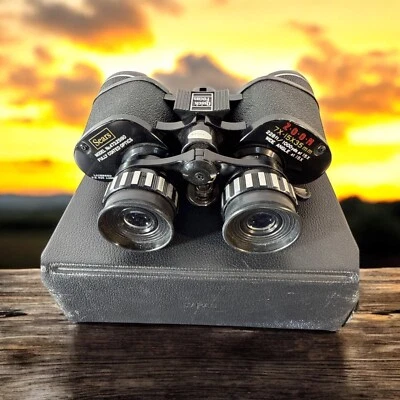 Vintage Sears Binoculars Zoom 7x 15 X 35mm Model 473.25190 With Case - Image 1 of 4