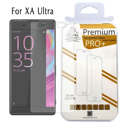 Sony Xperia XA Ultra Genuine Gorilla Tech Brand Screen Protector Tempered Glass - Image 1 of 4