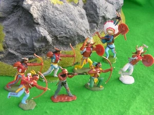 BRITAINS SWOPPETS ,WILD WEST, INDIANS, MULTI-LISTING - Picture 1 of 9