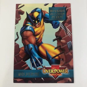 1995 Marvel Overpower Gioco di Carte WOLVERINE Missione Infestazione Incidente #6 di 7 - Foto 1 di 4
