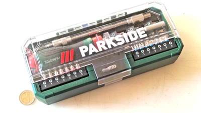 PARKSIDE 43 pezzi bit  CACCIAVITE set + custodia  NO FLUKE - Immagine 1 di 4
