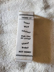 Vintage Novelty "Homo 51" Gag/Conversation Gift in Box Sambo in a Barrel - Picture 1 of 5
