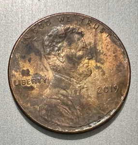 2019 Lincoln Shield Penny Die Strike ERRORS On Obverse & Reverse (#8) - Picture 1 of 6
